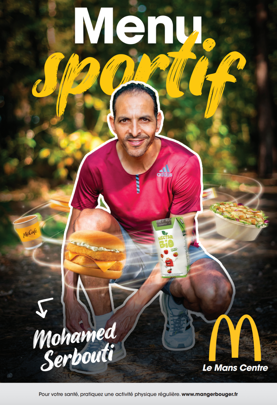 Mohamed Serbouti - Symbole du sportif sarthois