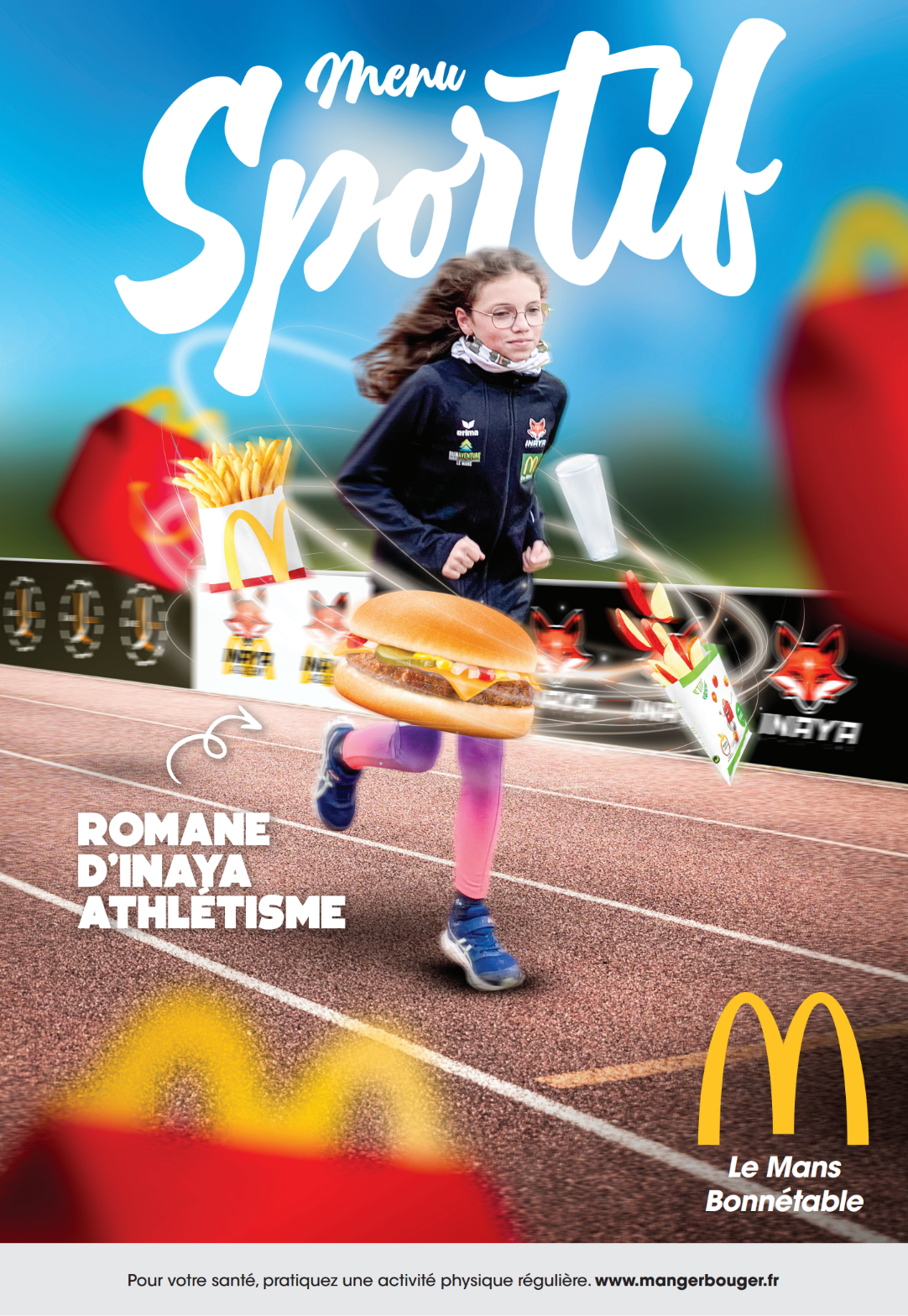 Menu Sportif Romane d'Inaya Athlétisme