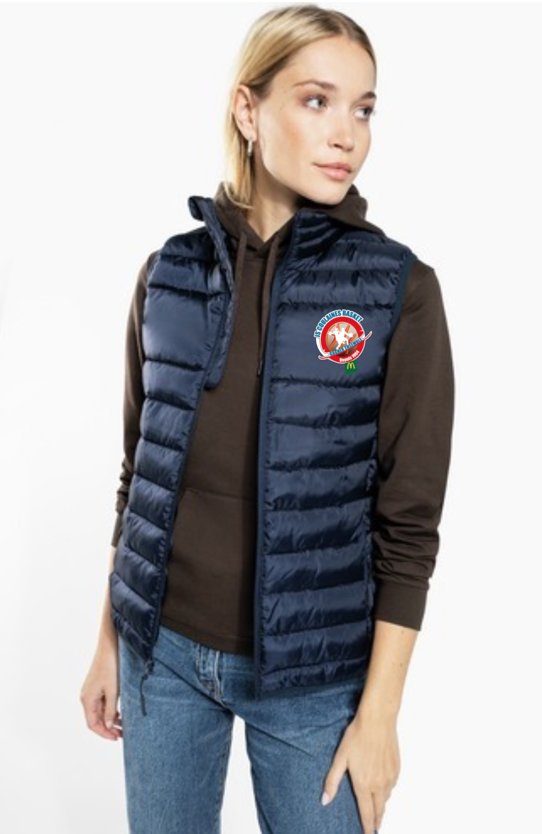 Doudoune sans manches femme | JS Coulaines Basket