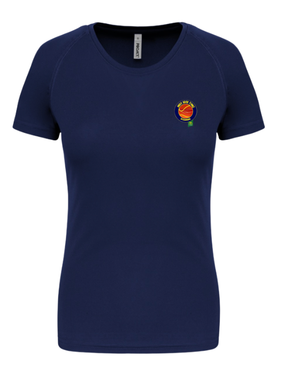 T-Shirt sport respirant manches courtes Femme - Anille Braye Tennis