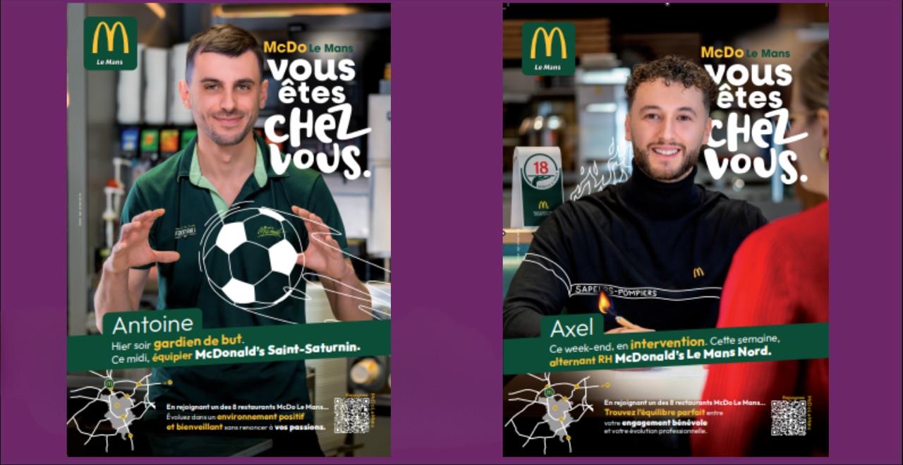 Charger la vidéo : 💬 Chez McDo Le Mans, chacun a sa place, chacun a un rôle à jouer, et chacun contribue à la réussite collective en partageant nos valeurs, ainsi que celles de McDonald’s France.🎥 Découvrez le logo et la vidéo explicative de cette nouvelle identité — merci à Chloé pour ces précieuses explications !