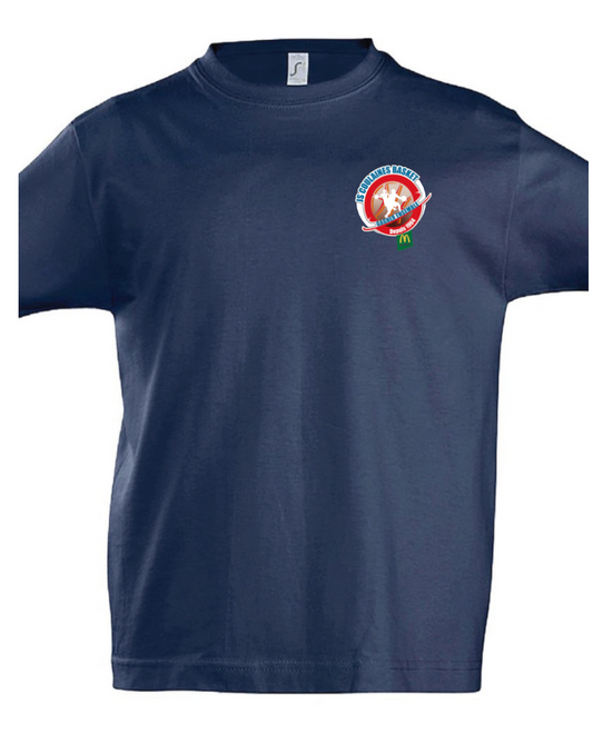 T-shirt enfant en coton (2 à 12 ans) | JS Coulaines Basket