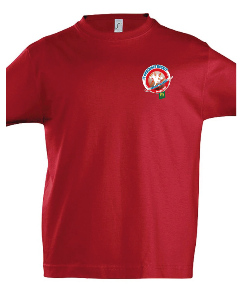T-shirt enfant en coton (2 à 12 ans) | JS Coulaines Basket