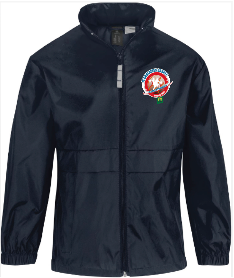 Coupe vent non doublé homme | JS Coulaines Basket
